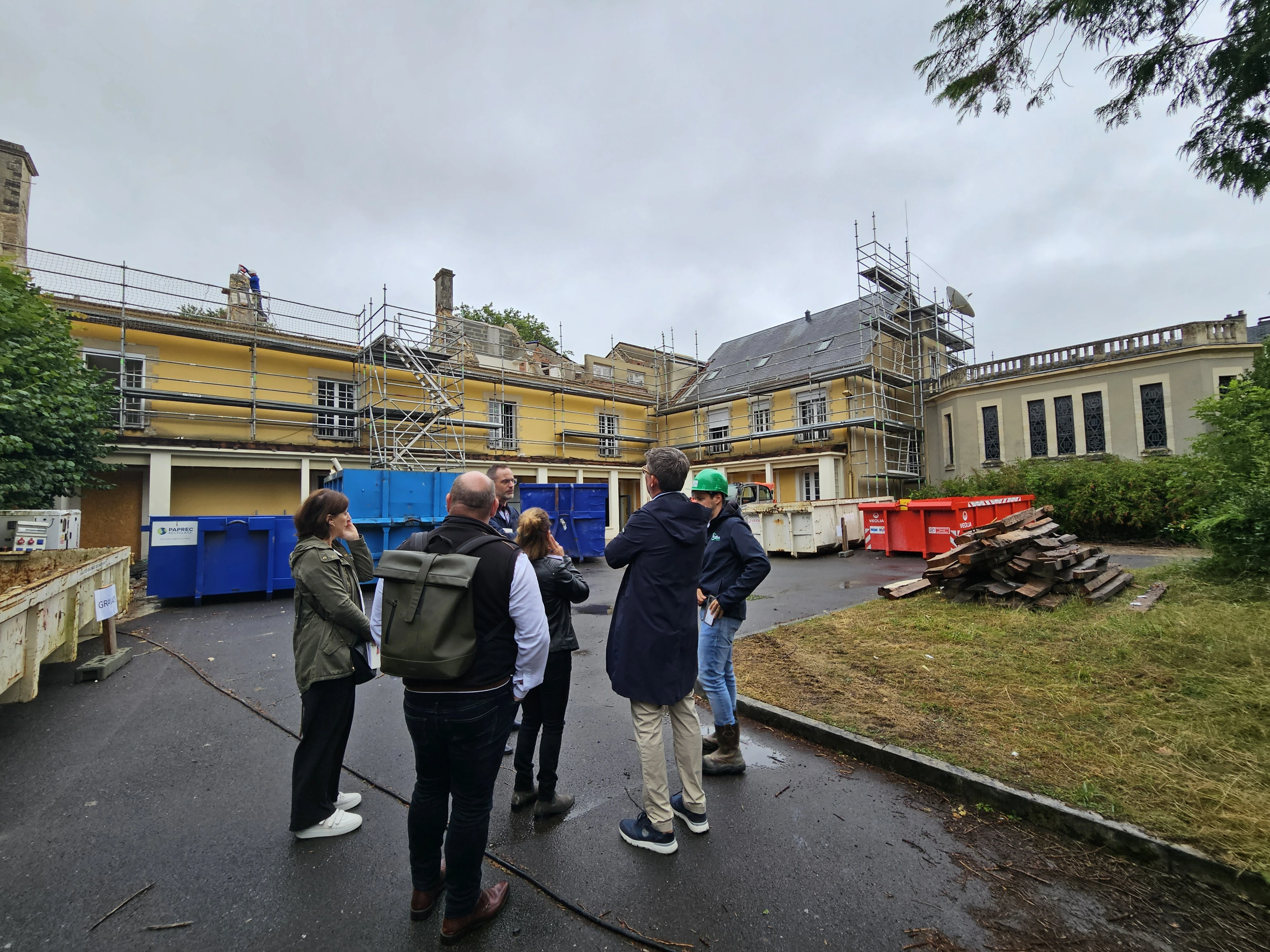 Hôpital en travaux